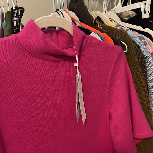 ZARA Soft Mock Neck Dress - Picture 8 of 9